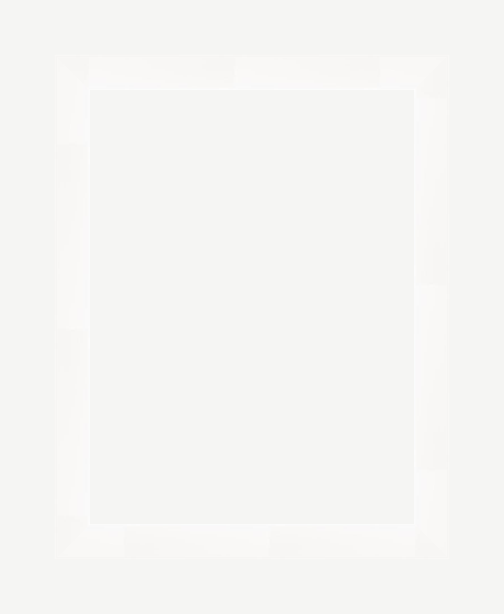 Flat Wide White Frame