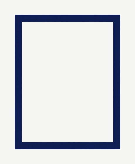 Flat Dark Blue Box Frame