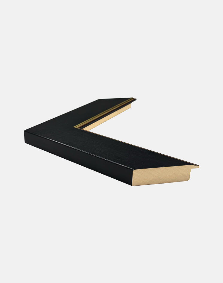 Black and Gold Flat Painted Frame