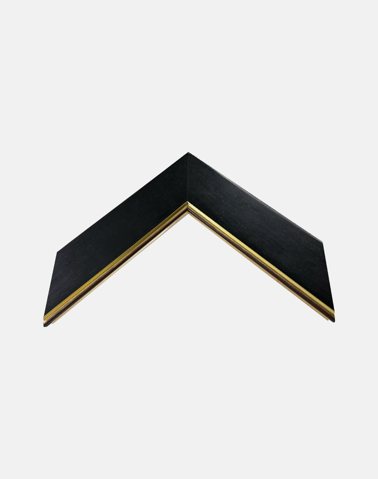 Black and Gold Flat Painted Frame