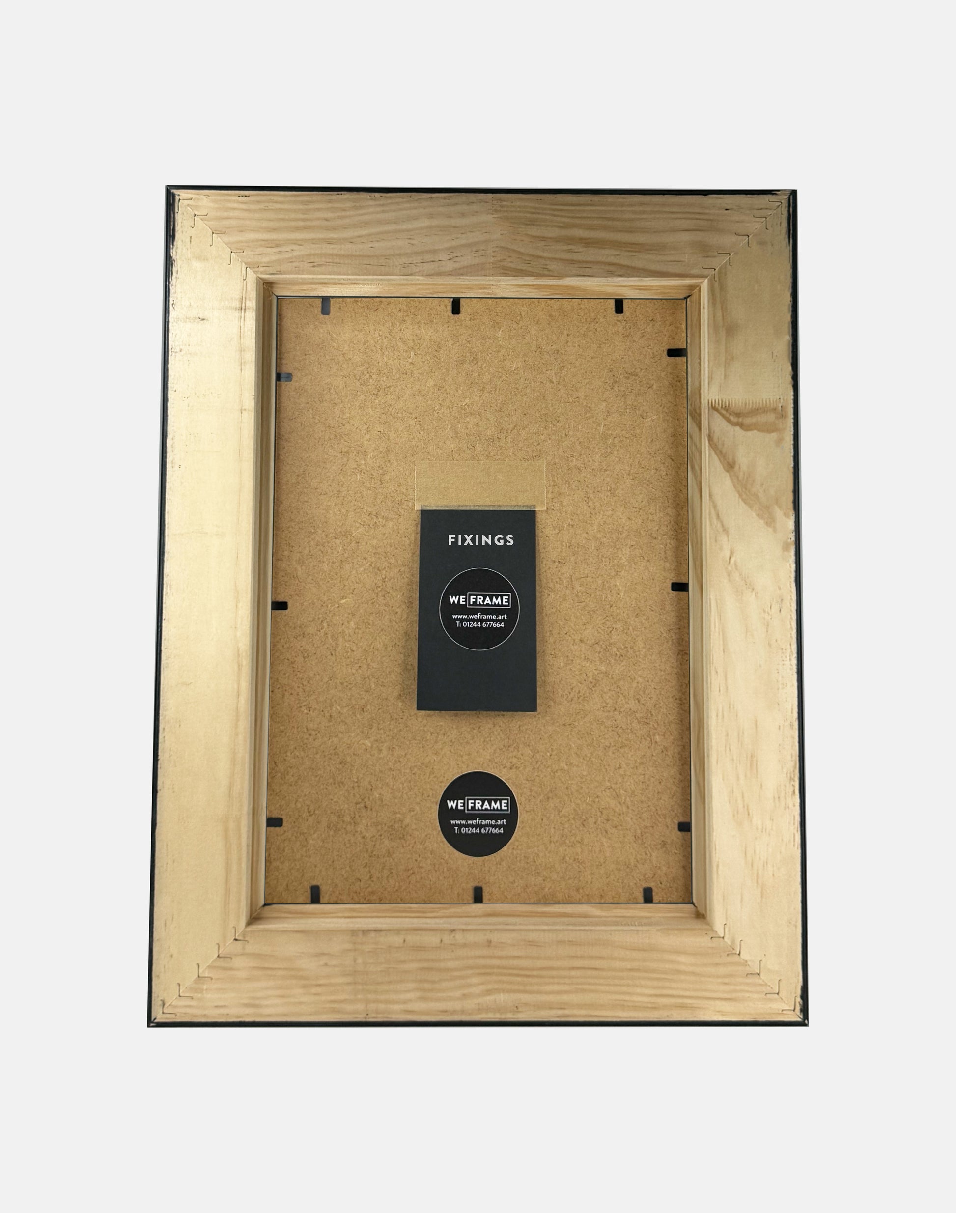 Black and Silver Flat Painted Frame