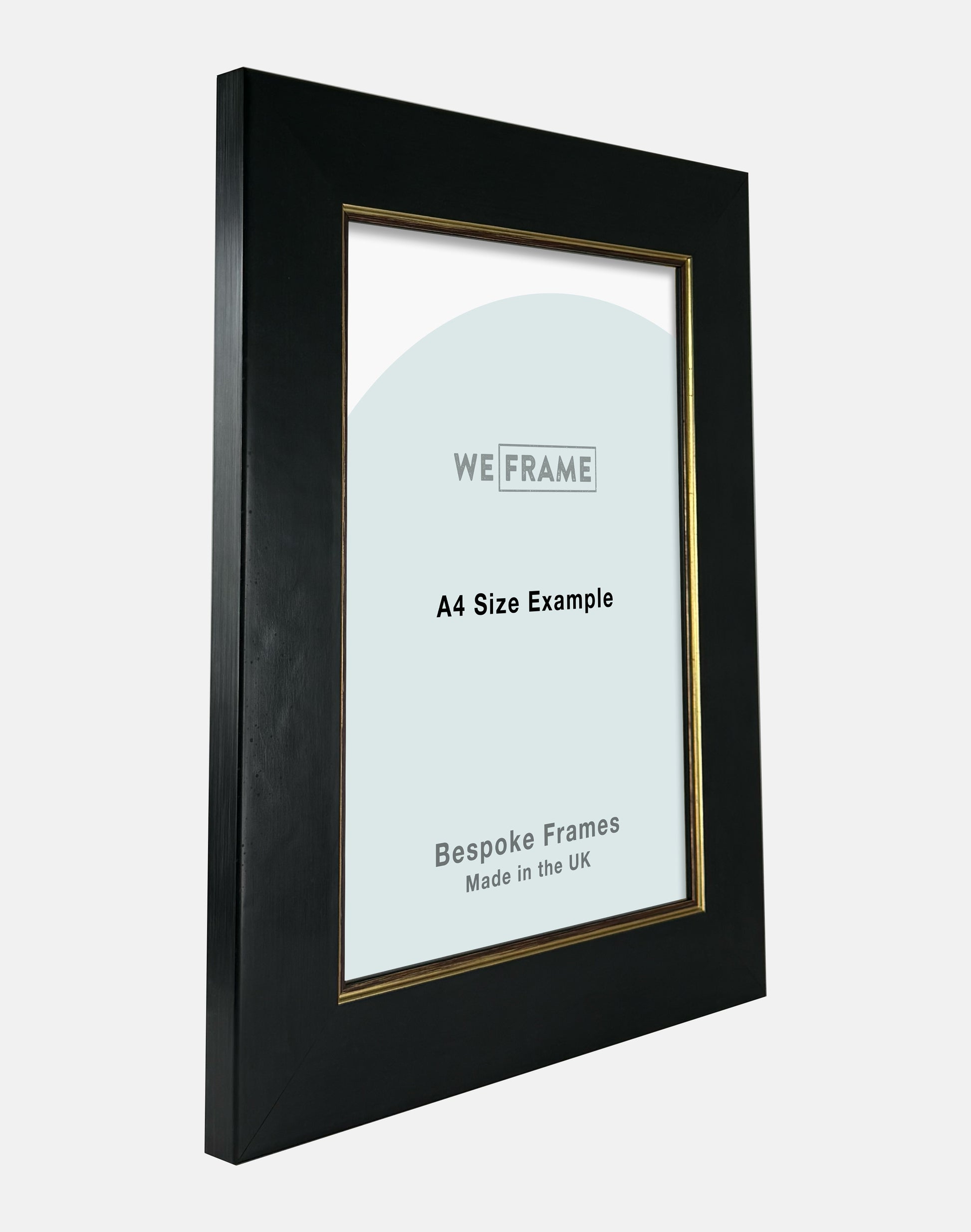 Black and Gold Flat Painted Frame