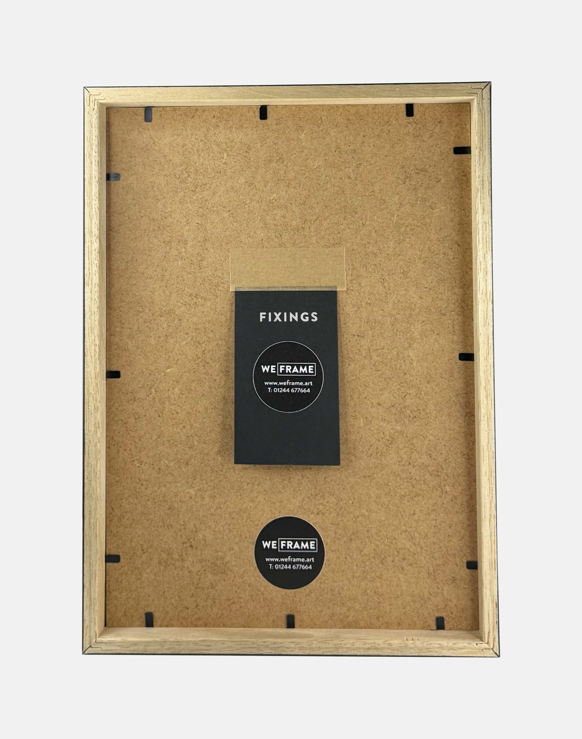 Thin Black Open Grained Deep Frame