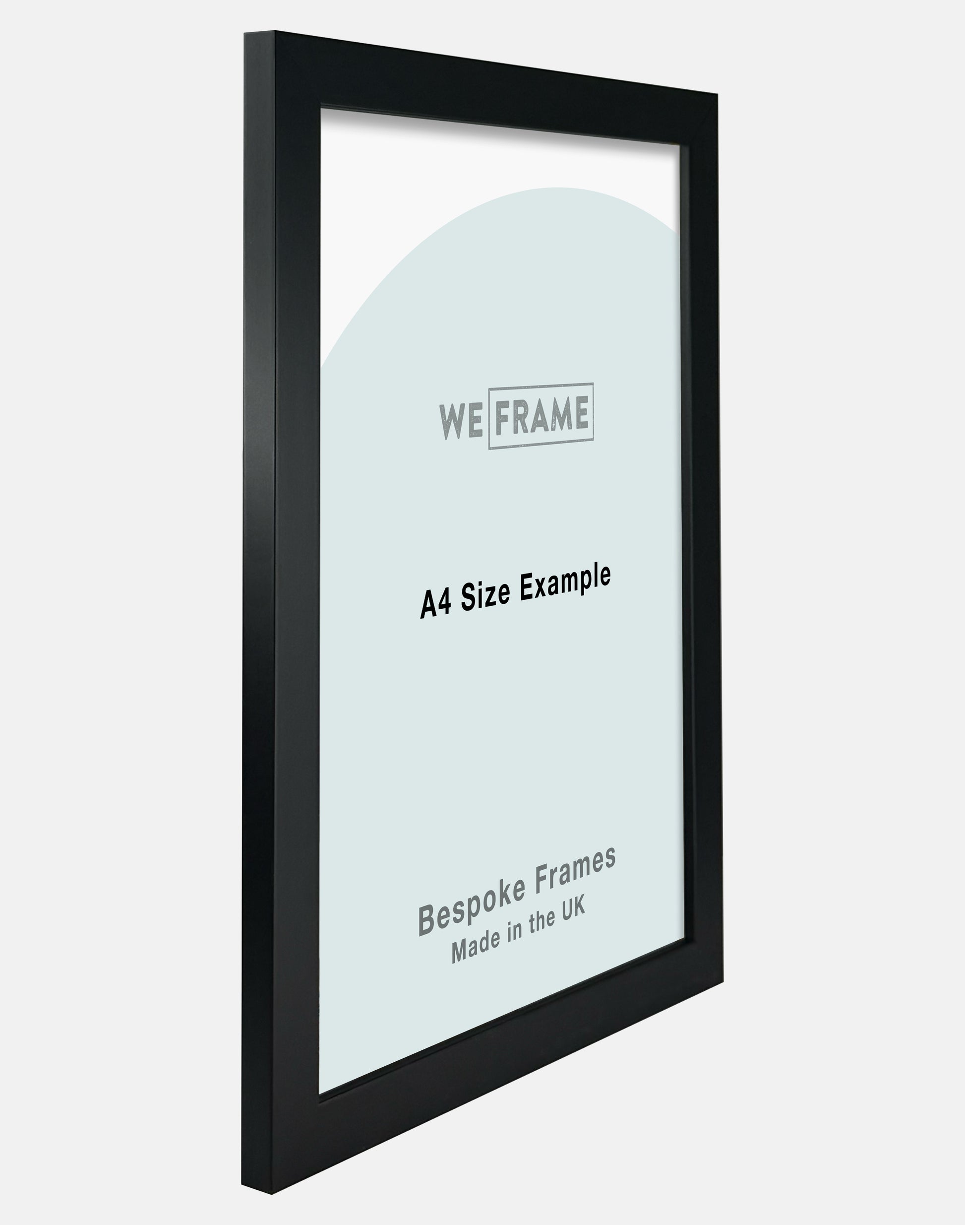 Small Flat Black Frame