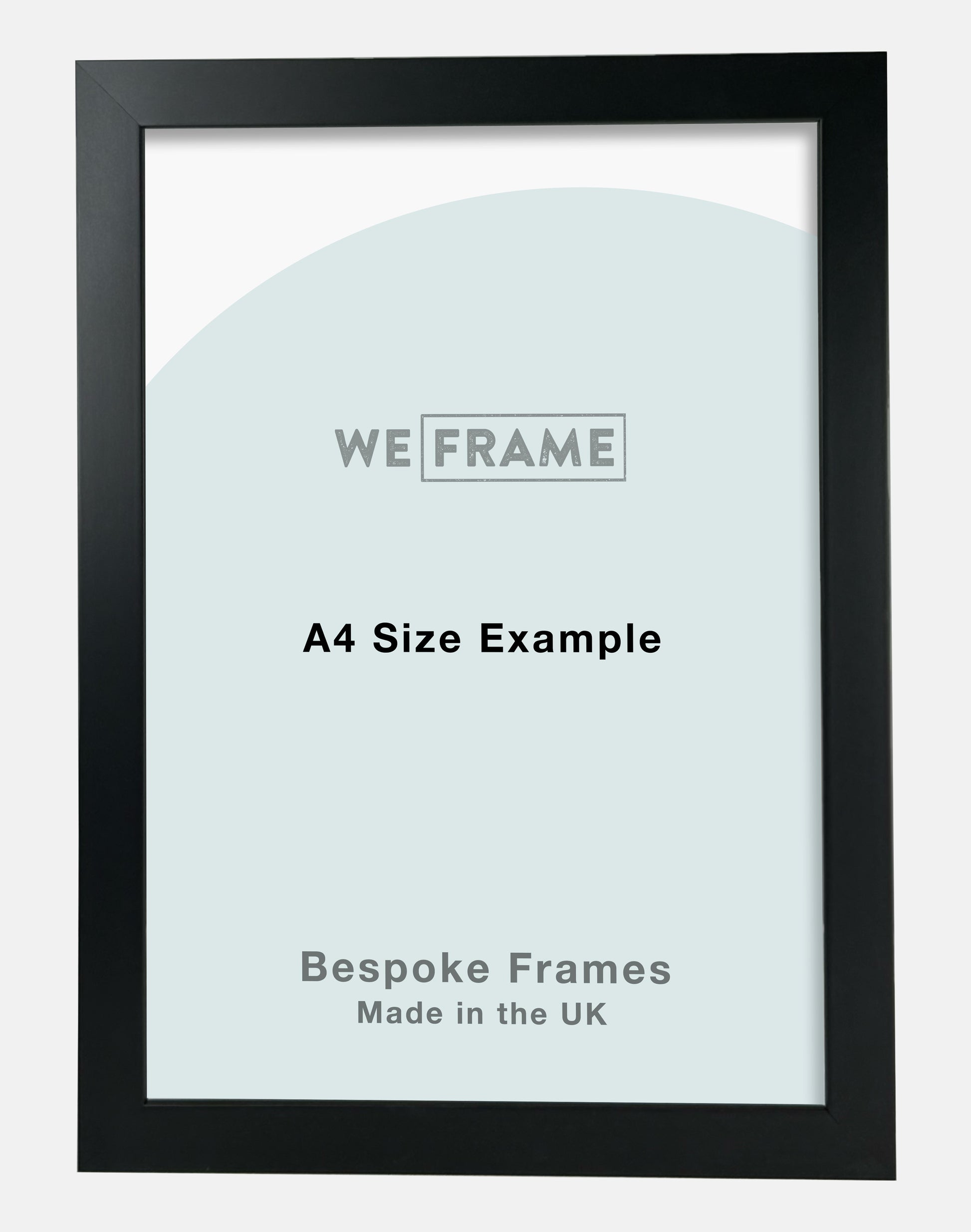 Small Flat Black Frame