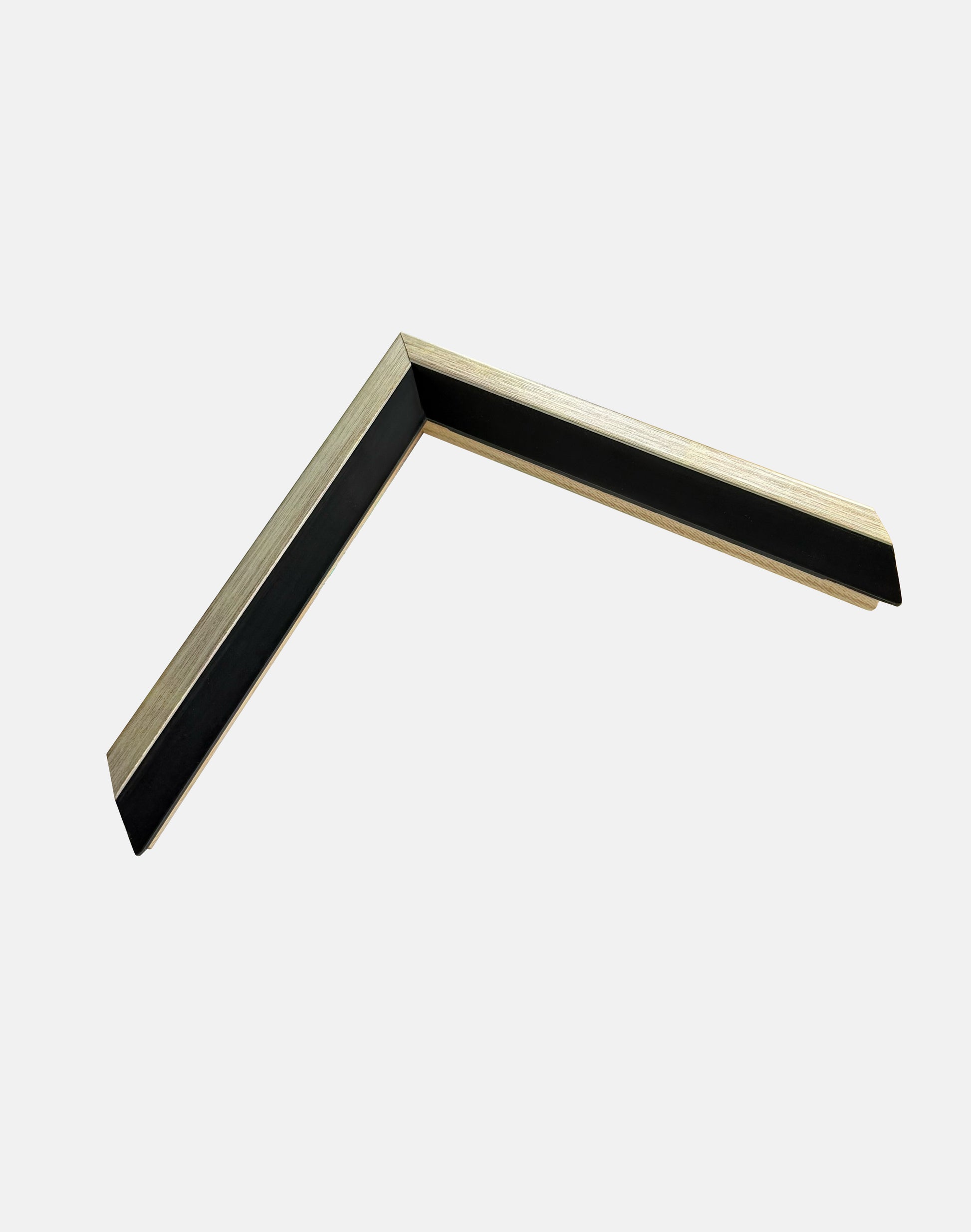 Black and Champagne Gold Bevel Frame