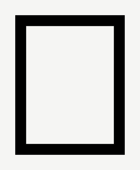 Flat Wide Black Box Frame