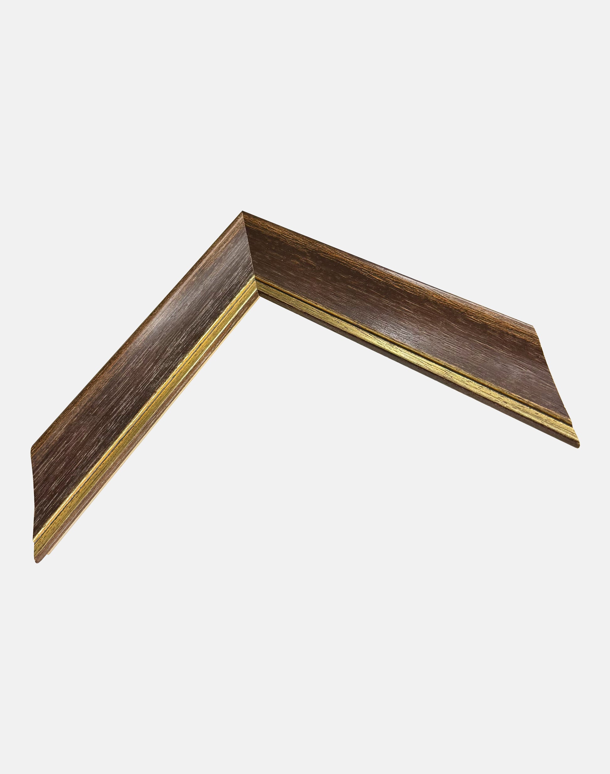 Brown and Gold Scoop Frame