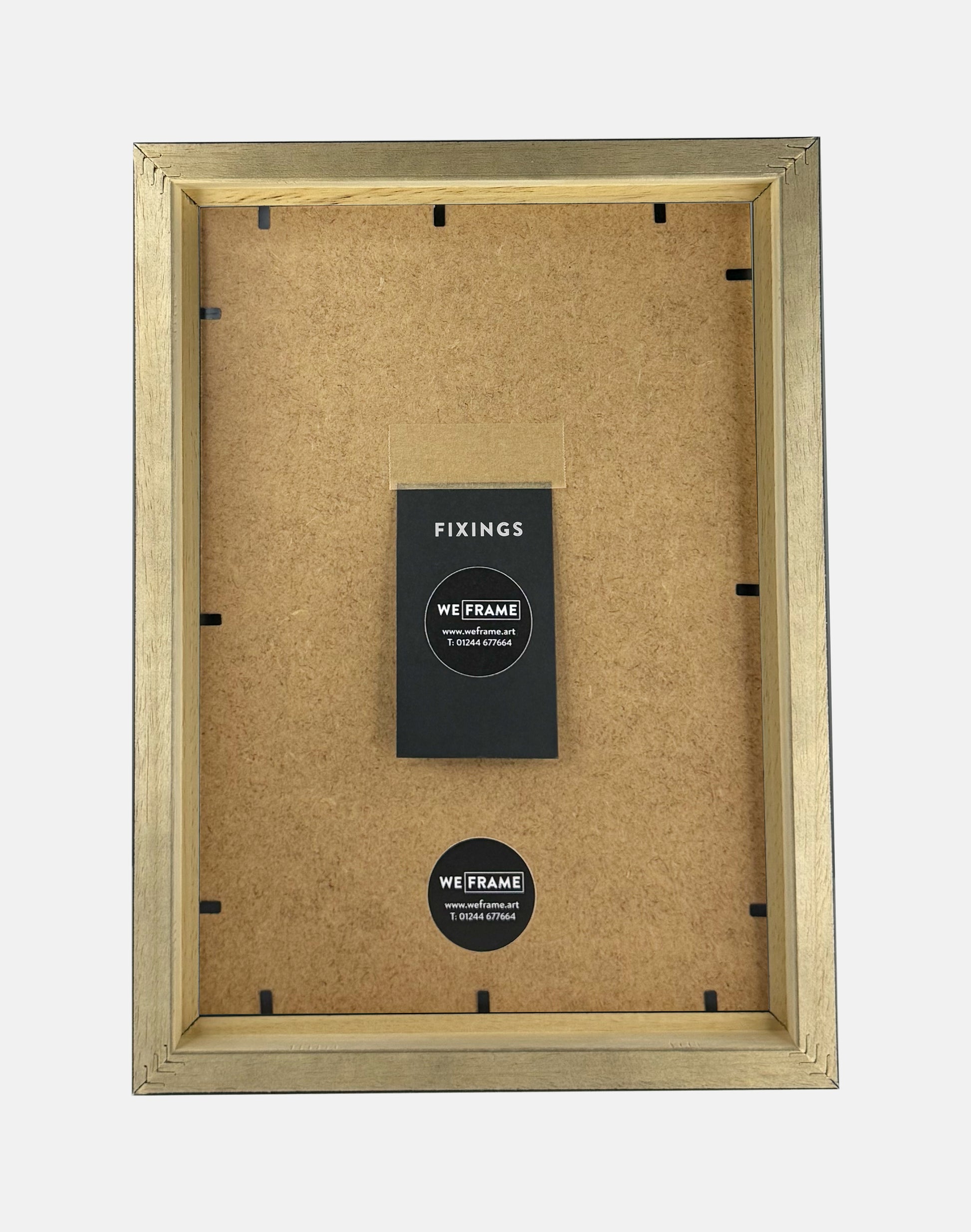 Small Open Grained Black Frame