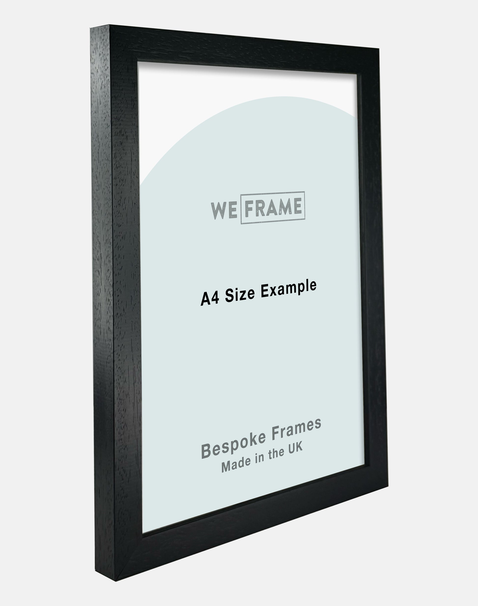 Small Open Grained Black Frame