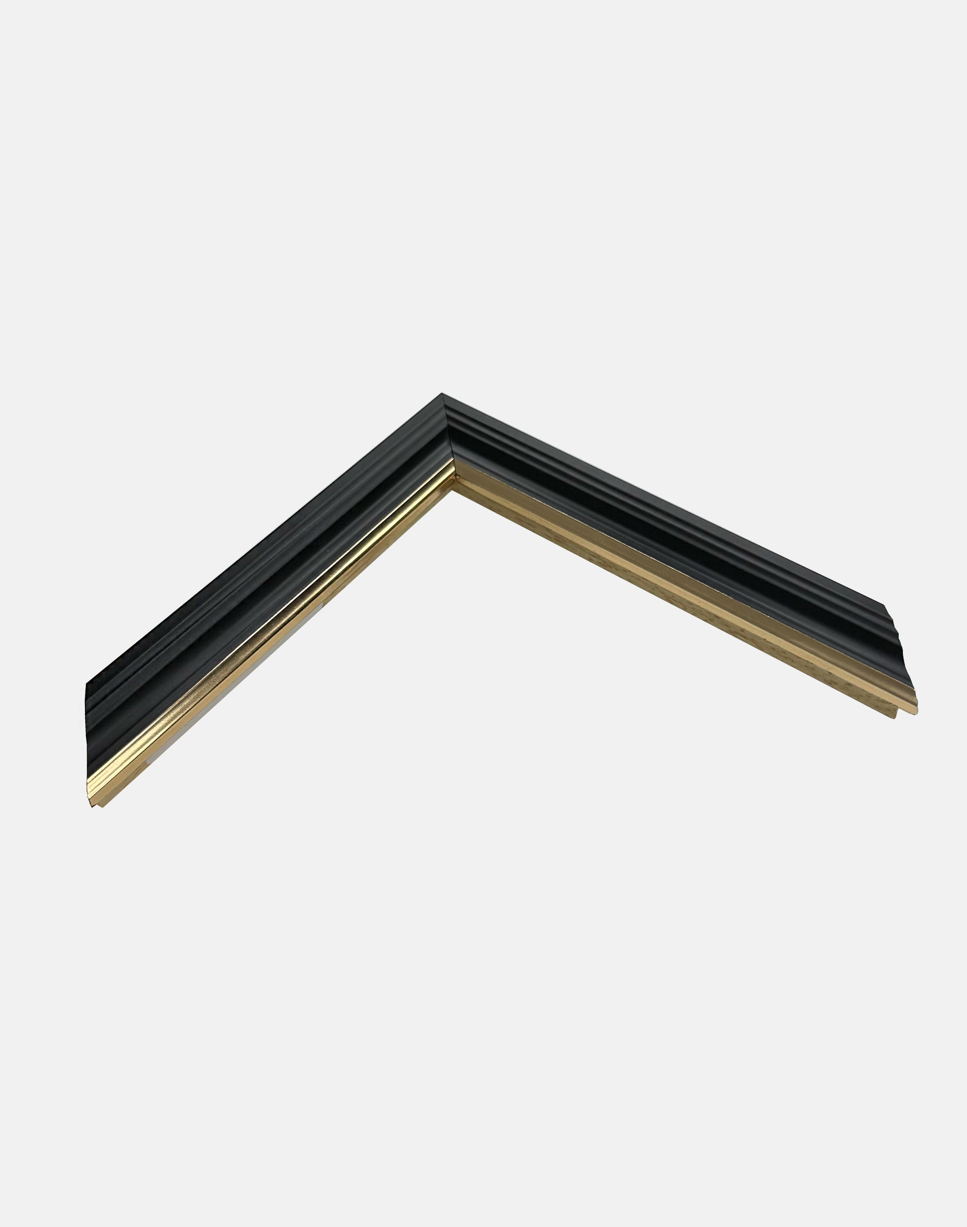 Black and Gold Scoop Frame