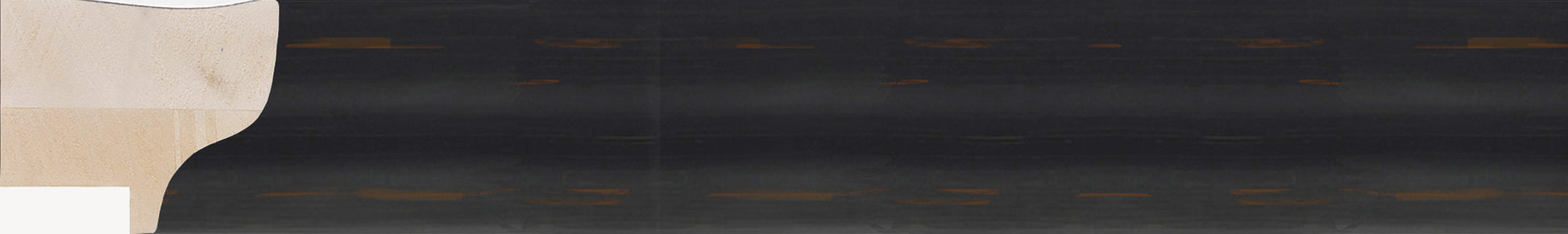 Dark Wood Rustic Scoop Frame