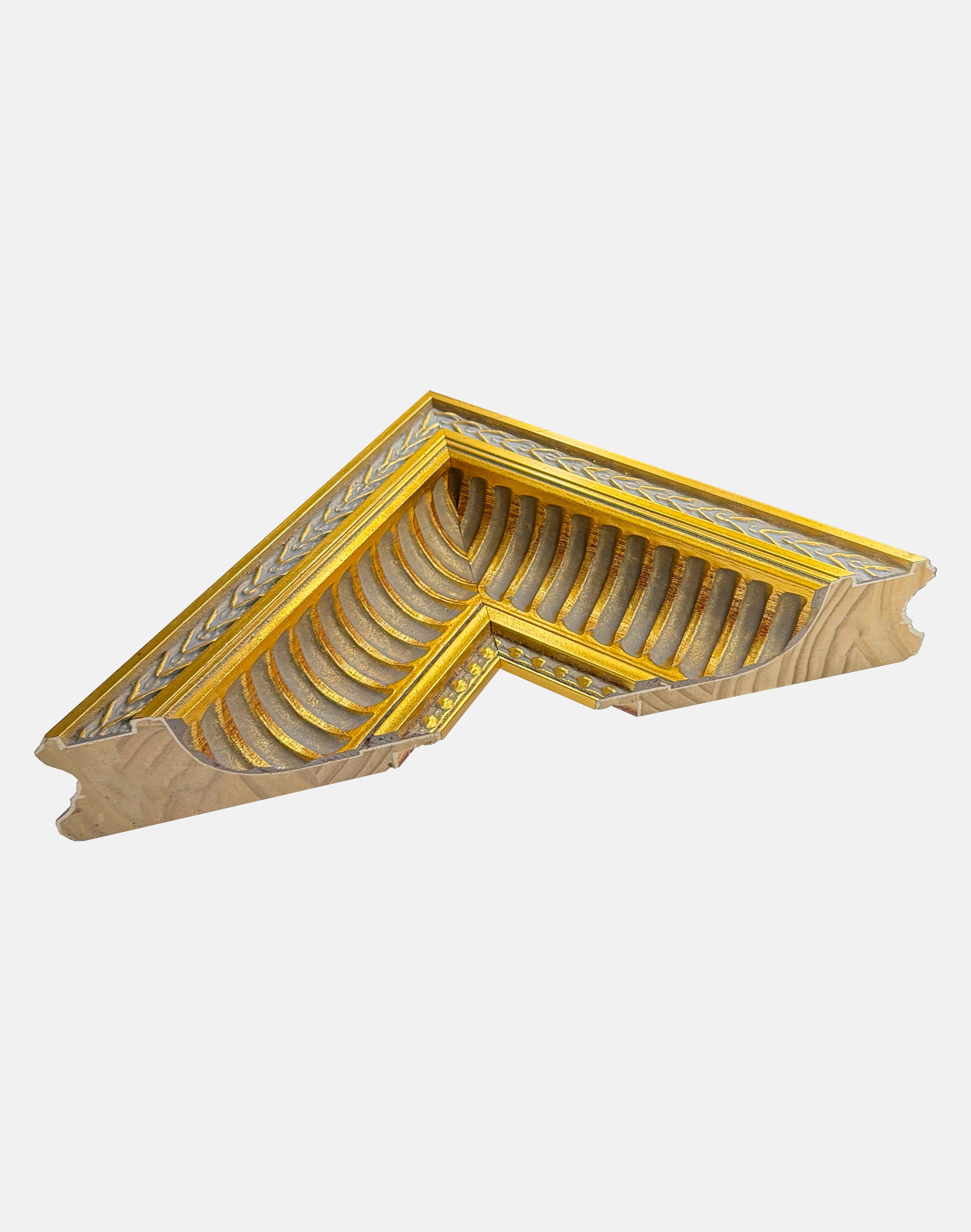 Decorative Deep Scoop Gold Frame