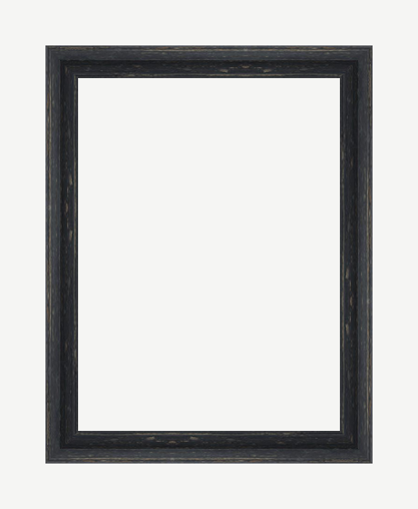 Black Distressed Spoon Frame