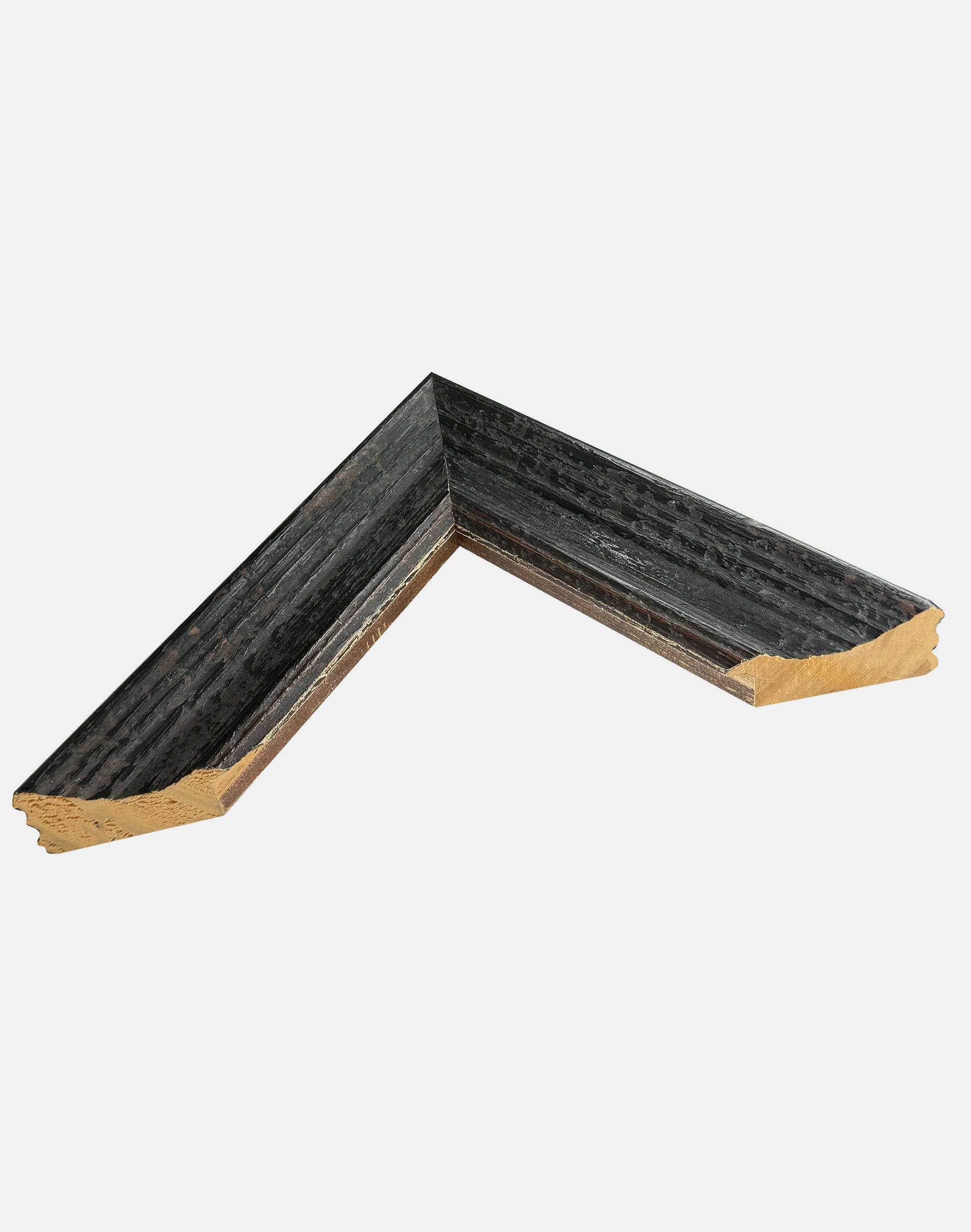 Distressed Dark Brown Scoop Frame