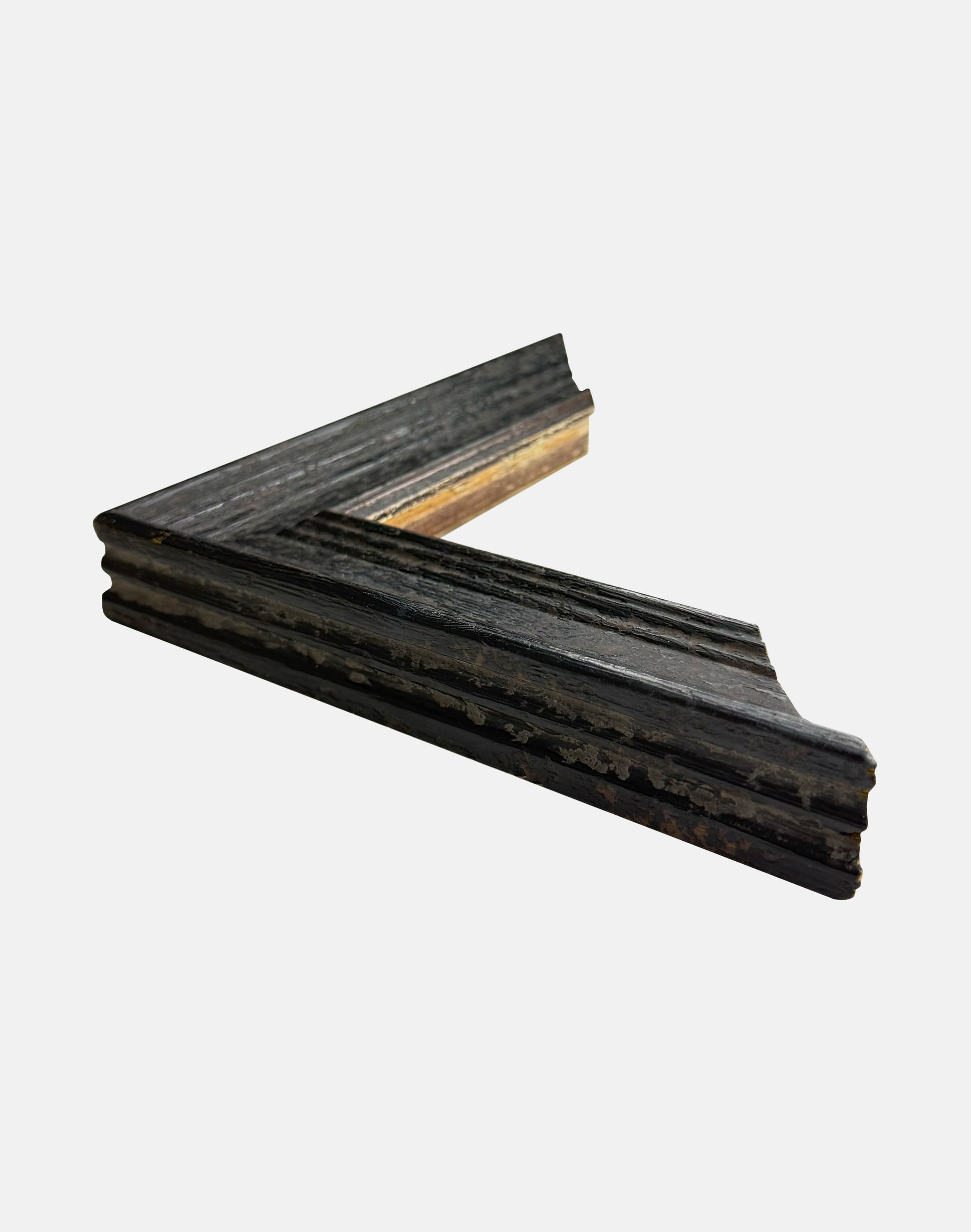 Distressed Dark Brown Scoop Frame