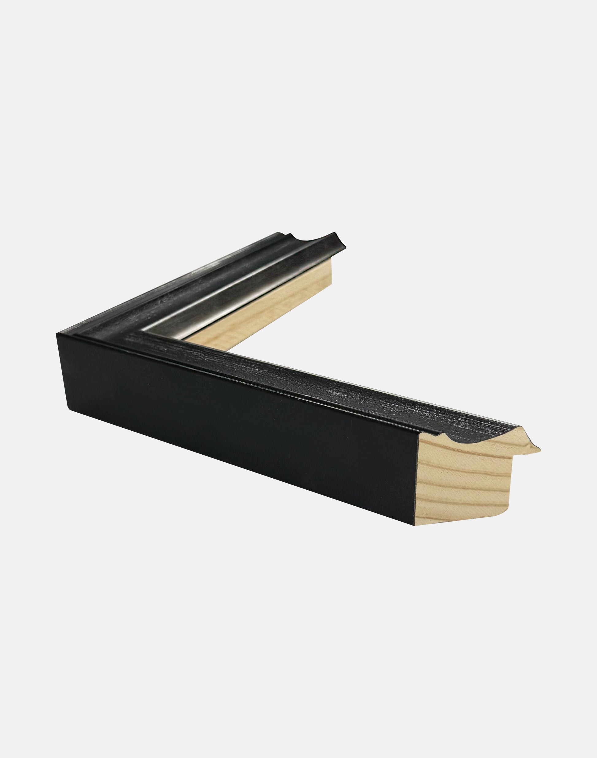 Black Scoop Foil Frame