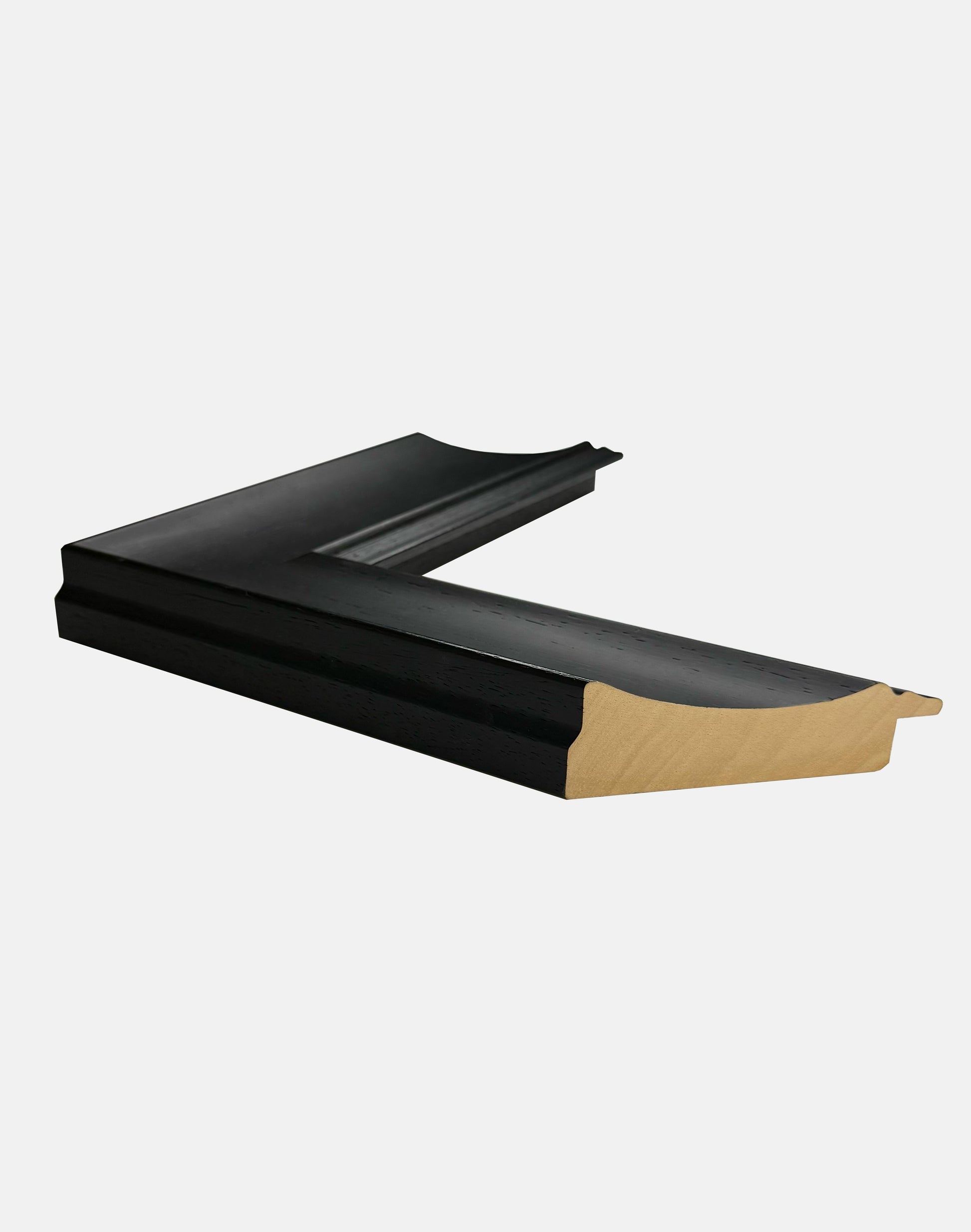 Wide Black Scoop Frame