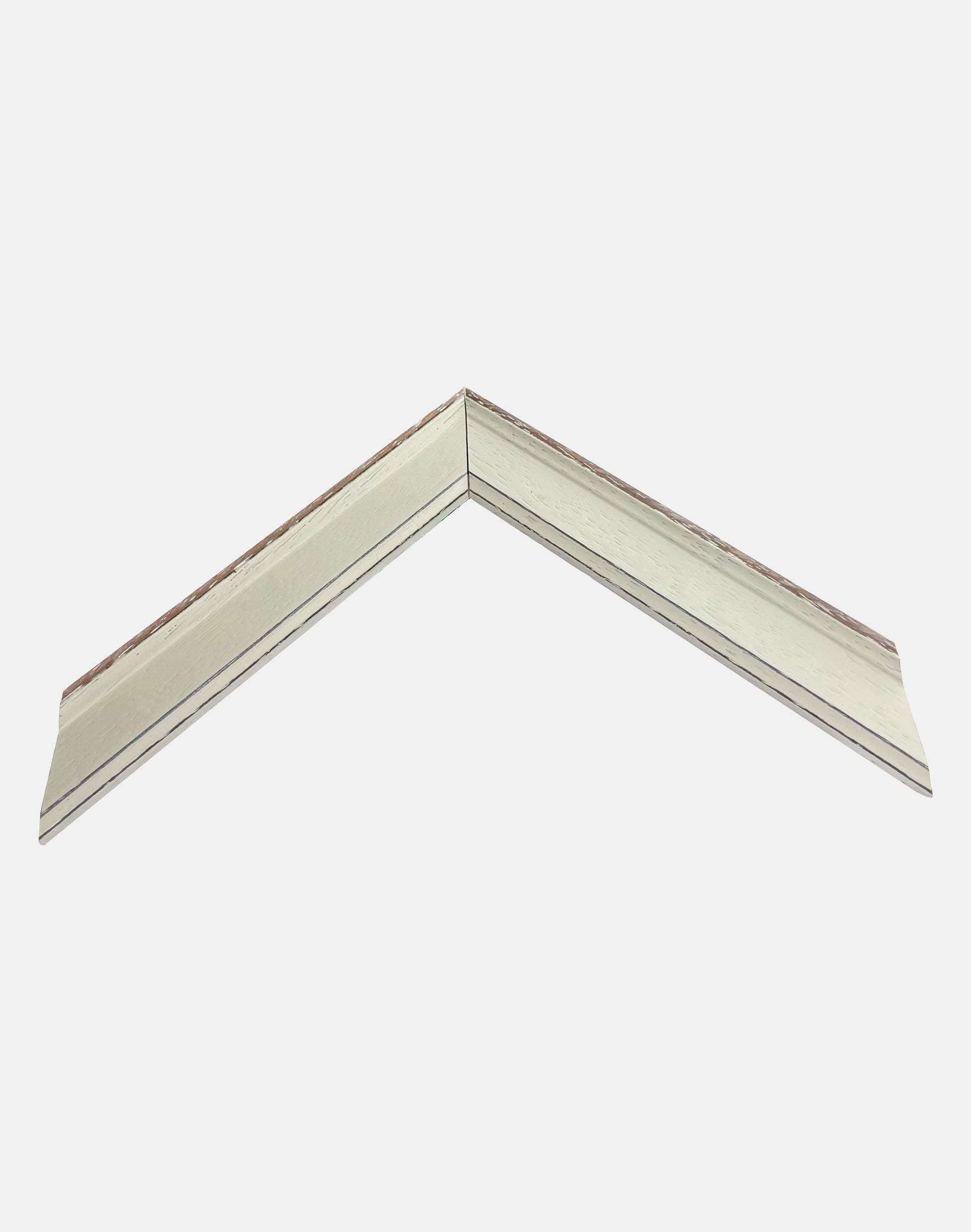 White Rustic Wood Grain Frame