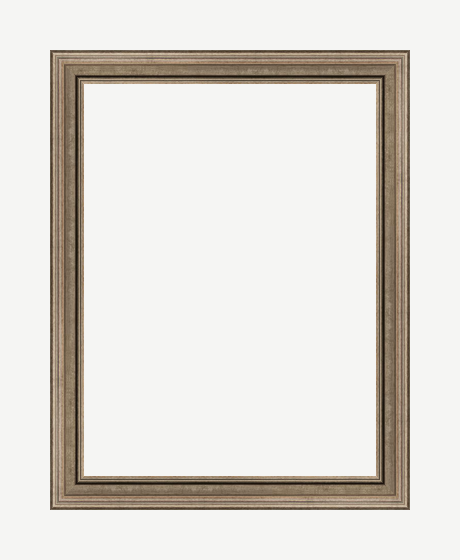 Pewter Scoop Frame
