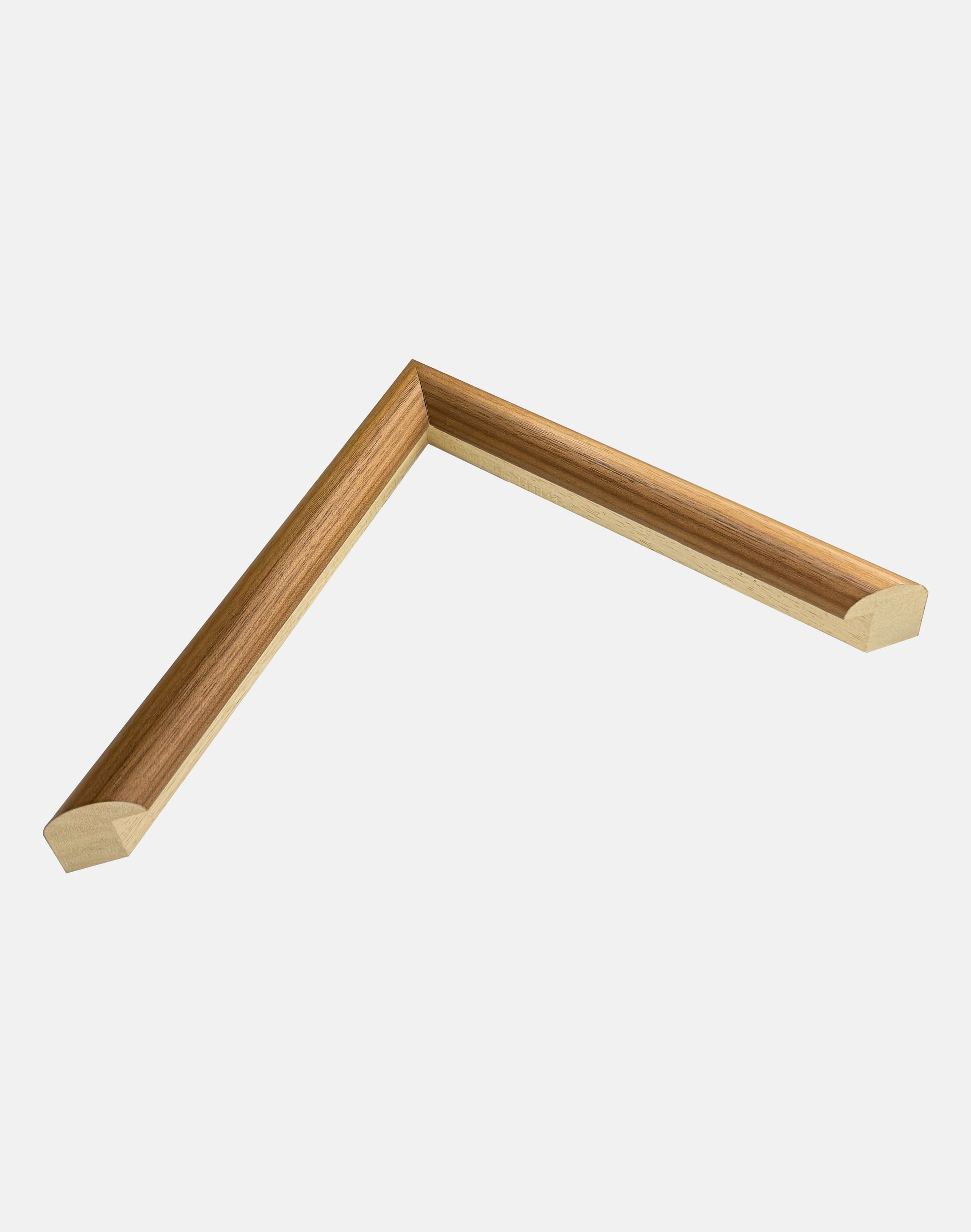 Rounded Walnut Frame