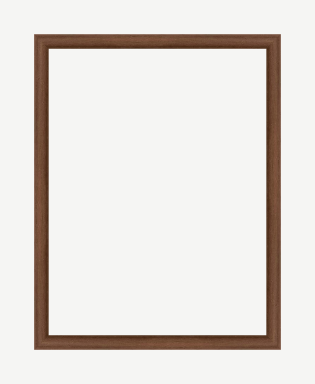 Rounded Walnut Frame