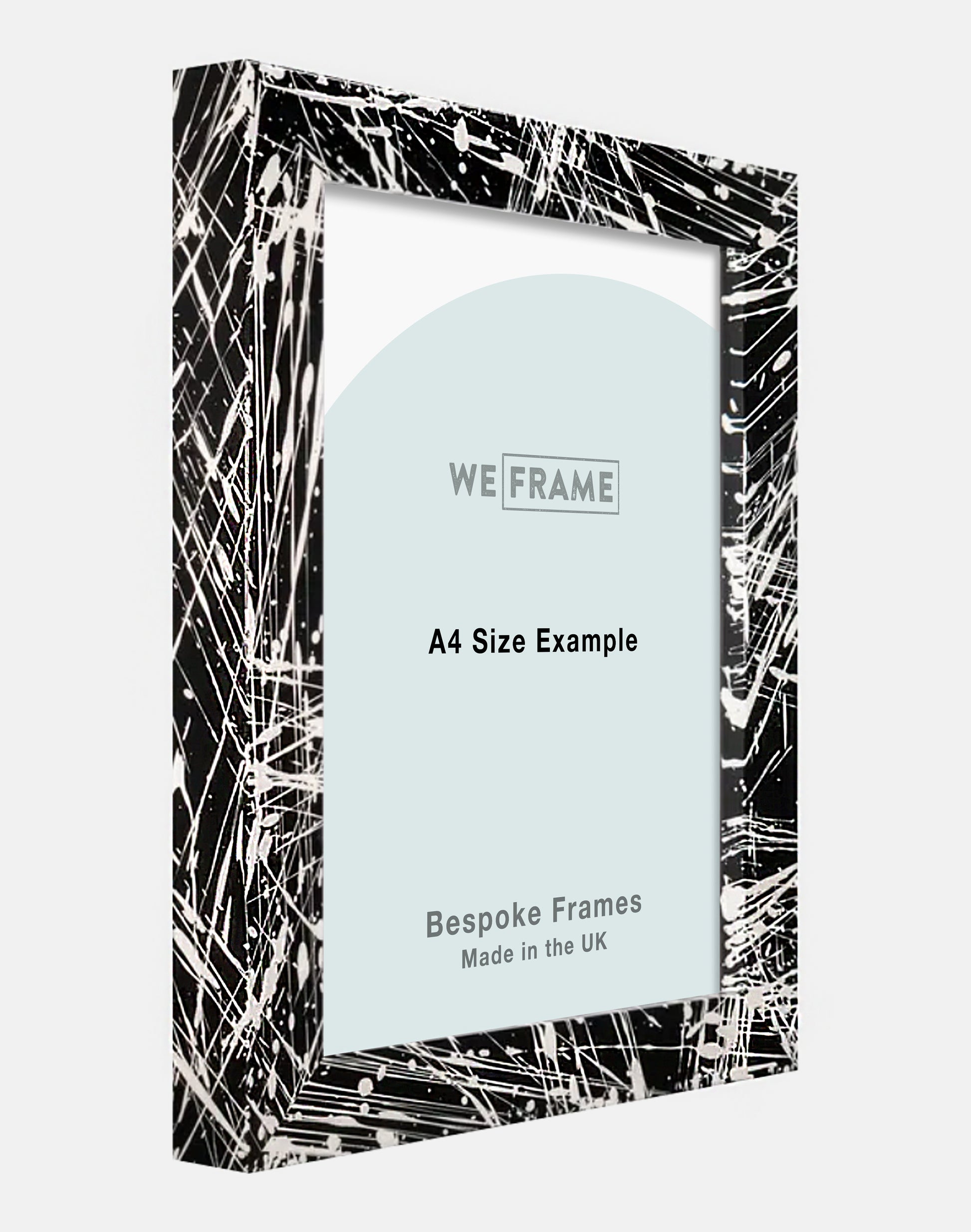 Black and White Painted Box Frame