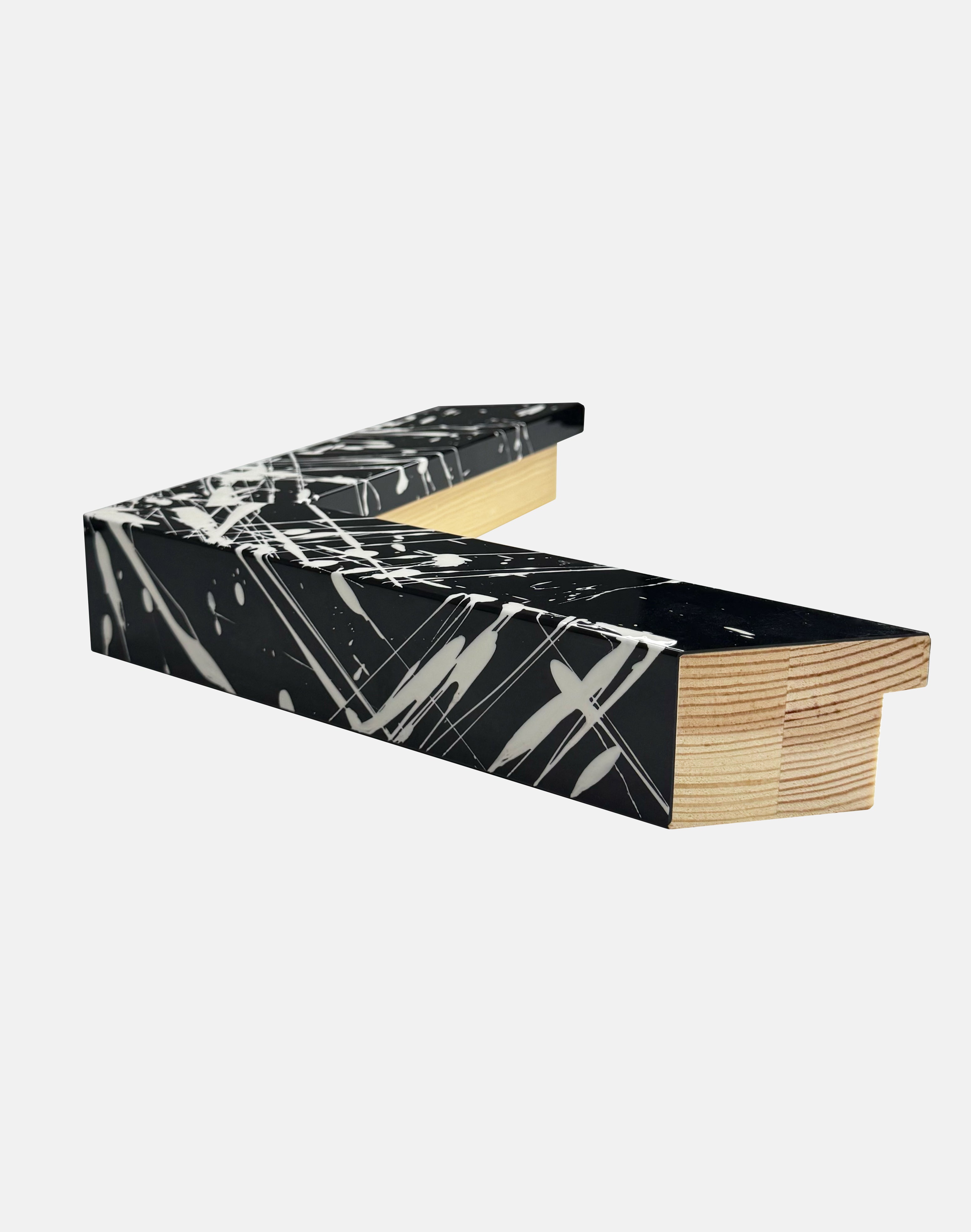 Black and White Painted Box Frame