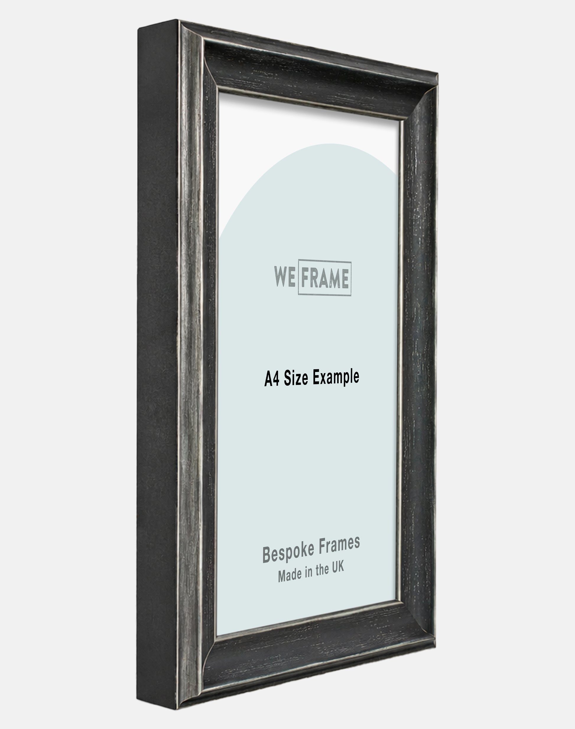 Black Scoop Foil Frame