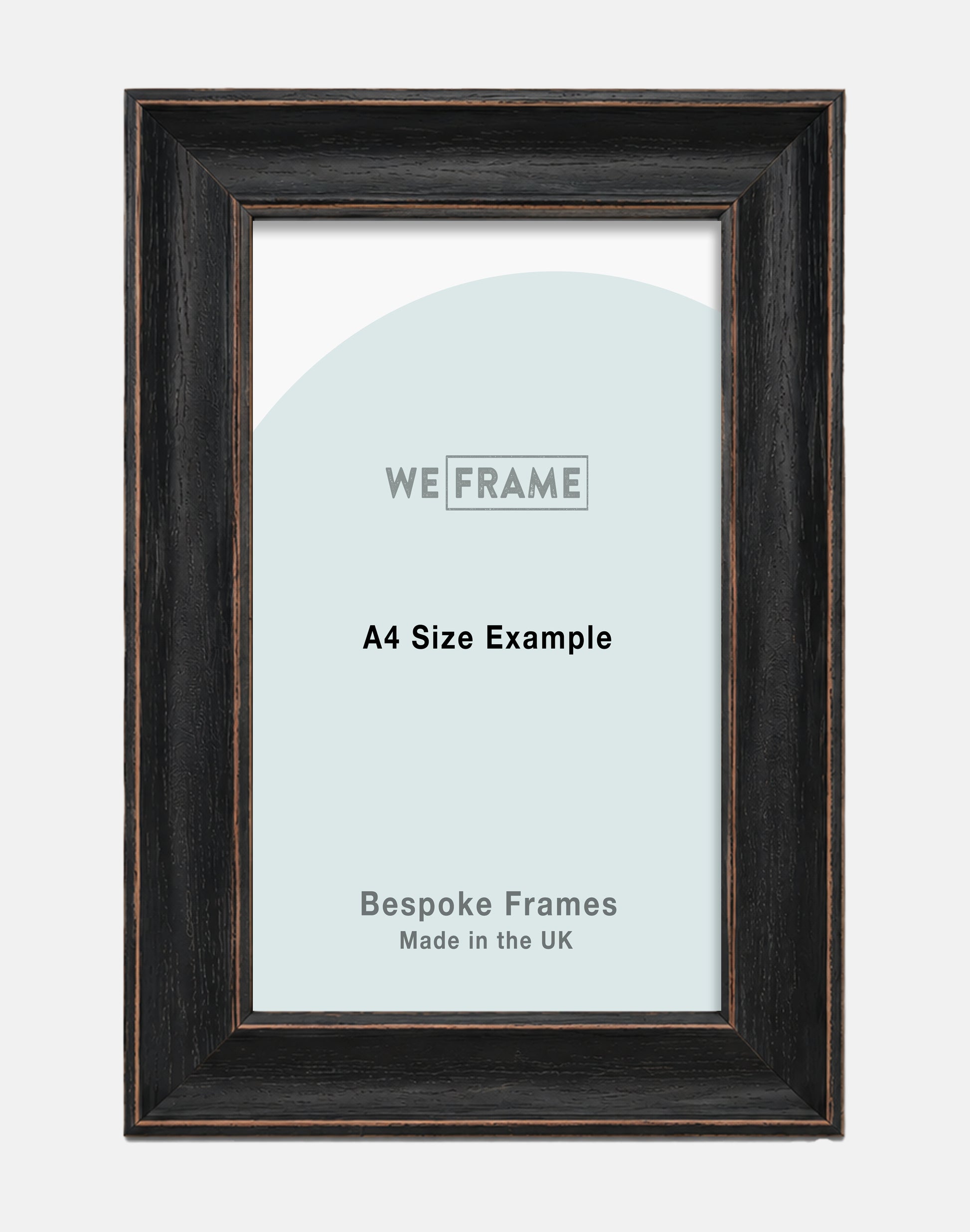 Black Wood Grain Spoon Frame