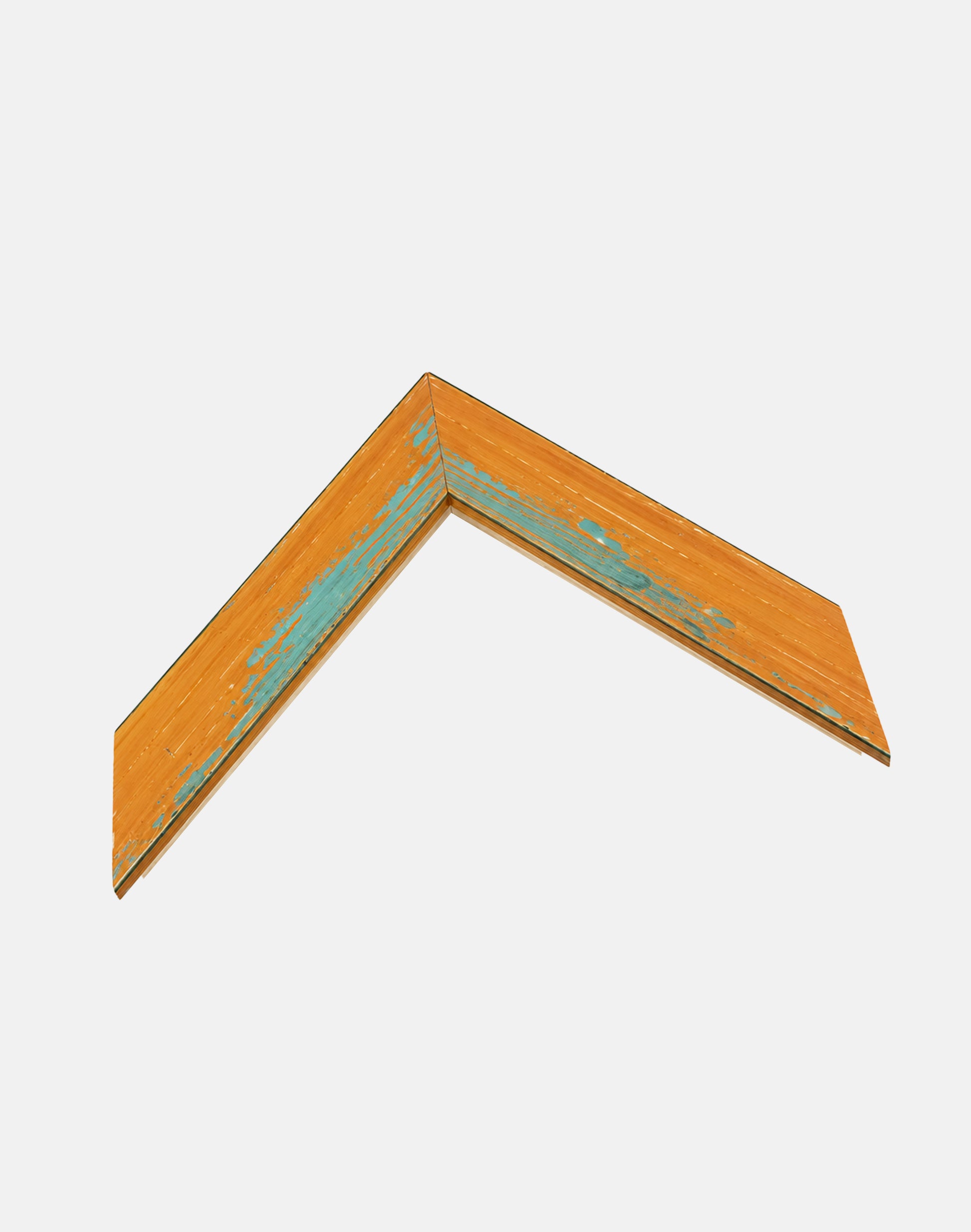 Flat Distressed Orange Frame