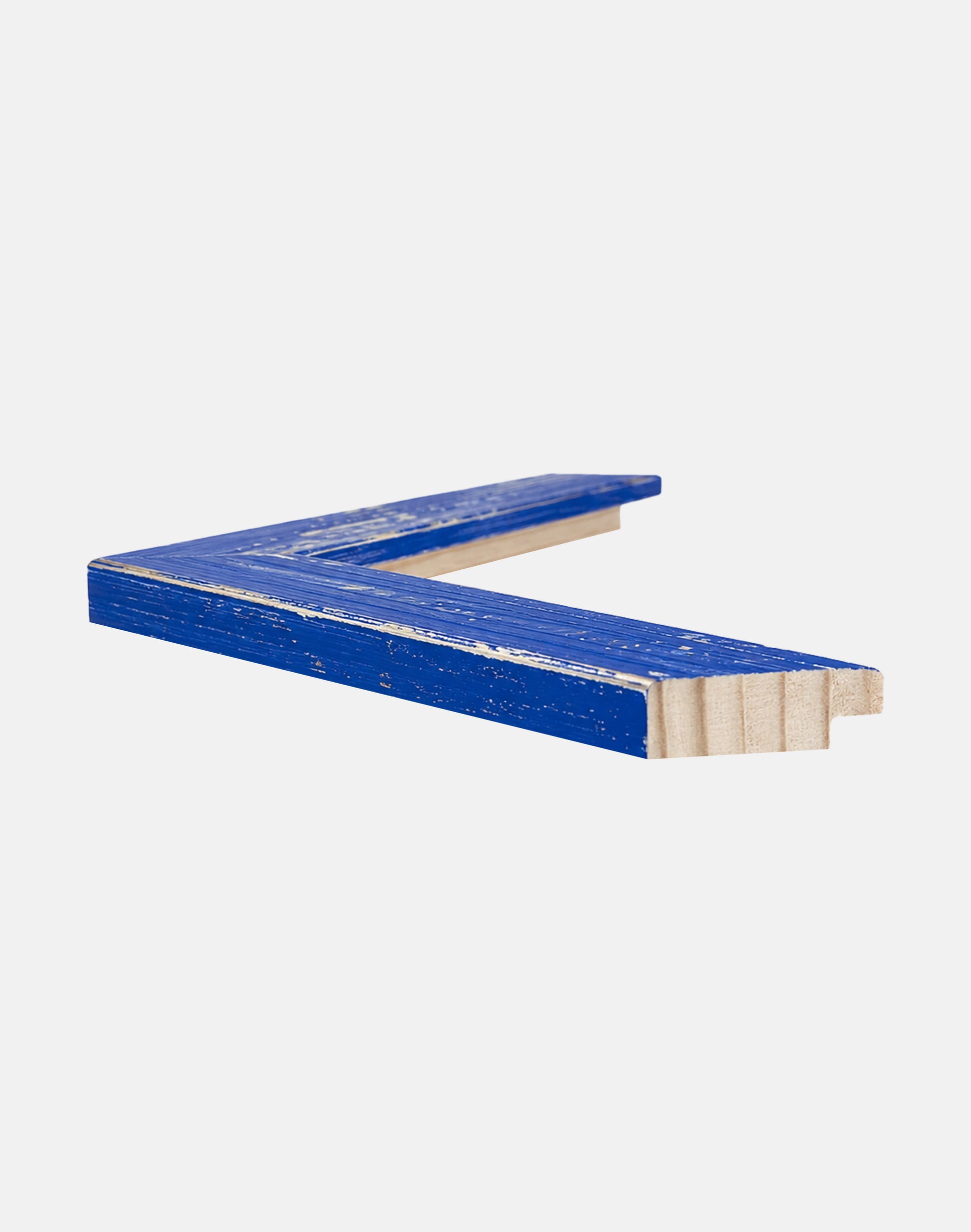 Flat Distressed Blue Frame