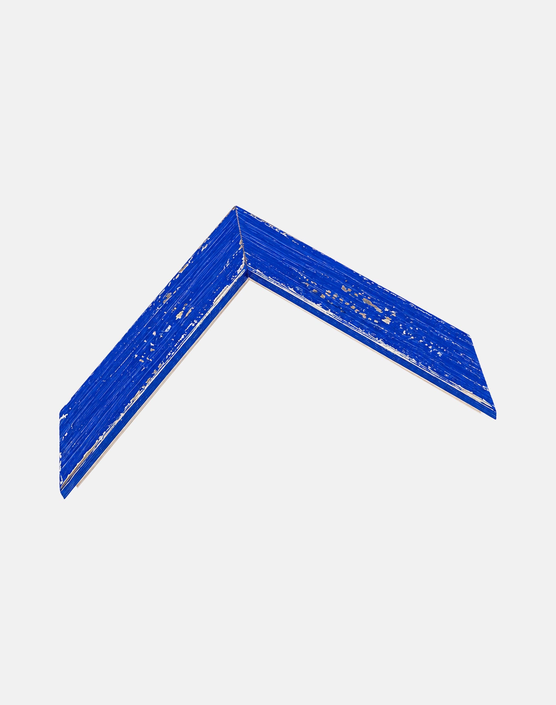 Flat Distressed Blue Frame